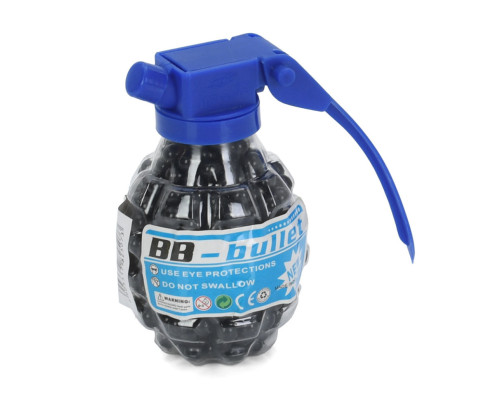 Кульки (пульки) для дитячої зброї "Граната" BB-5(Black) 500 шт
