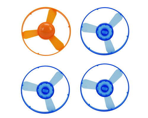 Детский пистолет запускалка Динозаврик HM-03(Blue) 4 диска