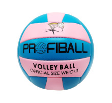 М'яч волейбольний EV-3159 20,7 см Рожевий-синій