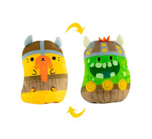 Мягкая игрушка 2 в 1 Котик и огурчик Викинги  Cats Vs Pickles CVP2200-1 Мягкая игрушка 2 в 1 Котик и огурчик Викинги  Cats Vs Pickles CVP2200-1