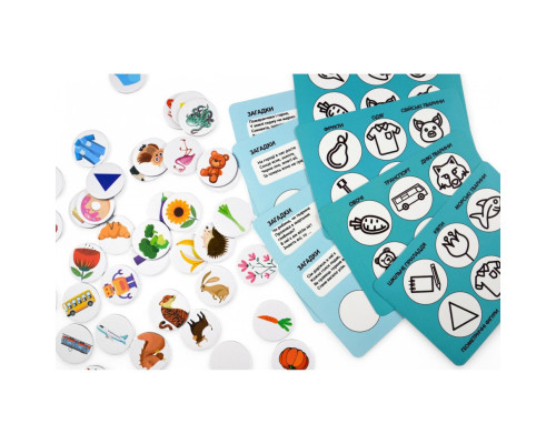 Детское лото "Ассоциации" 2255-UM 6 полей, 84 фишки