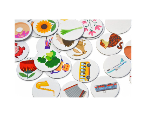 Детское лото "Ассоциации" 2255-UM 6 полей, 84 фишки