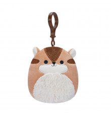 М'яка іграшка на кліпсі Бурундук Мельзі SQUISHMALLOWS SQCP00148, 9 см