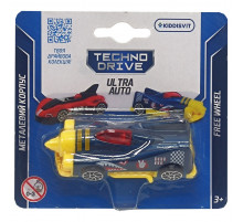 Игровая мини-машинка Ultra Auto TechnoDrive 250321W-11 металлический корпус