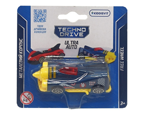 Игровая мини-машинка Ultra Auto TechnoDrive 250321W-11 металлический корпус