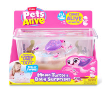 Интерактивный игровой набор Мама черепаха с сюрпризом Pets & Robo Alive 9560 "Mama & Baby Surprise"