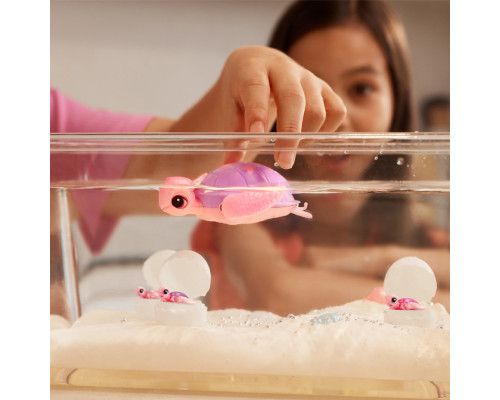 Інтерактивний ігровий набір Мама черепаха із сюрпризом Pets & Robo Alive 9560 "Mama & Baby Surprise"