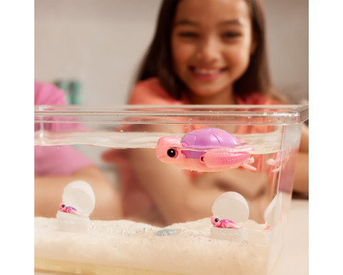 Інтерактивний ігровий набір Мама черепаха із сюрпризом Pets & Robo Alive 9560 "Mama & Baby Surprise"