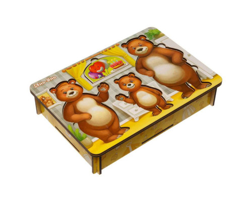 Настольная игра "Одень мишек" Ubumblebees (ПСД192) PSD192 деревянная