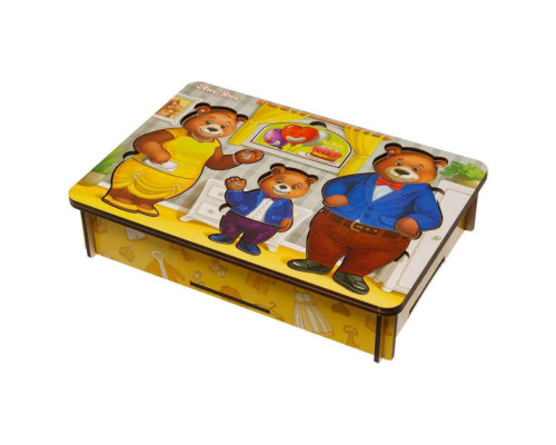 Настольная игра "Одень мишек" Ubumblebees (ПСД192) PSD192 деревянная