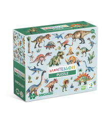 Дитячий пазл Монтессорі "Динозаври" 200631, 200 елементів