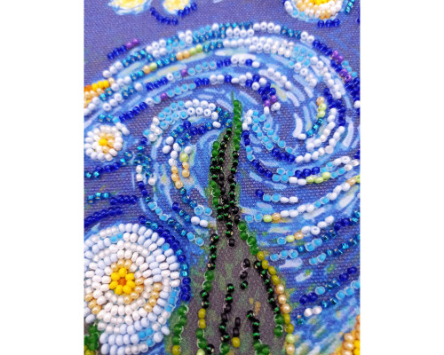 Набір-міді для вишивання бісером "Кіпарисовий місяць" AMB-089 20х20 см