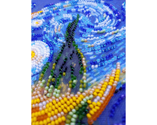 Набір-міді для вишивання бісером "Кіпарисовий місяць" AMB-089 20х20 см