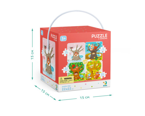 Дитячий набір пазлів "Пори року" DoDo 300125, 4 в 1