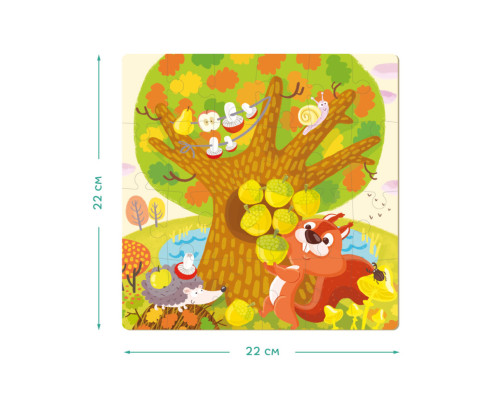 Дитячий набір пазлів "Пори року" DoDo 300125, 4 в 1