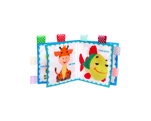 М'яка книга для купання "Кмітливий котик" Книжковий небоскреб 403884