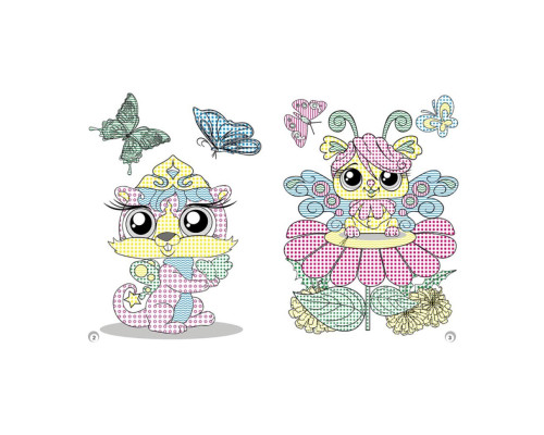 Веселі кольори. Кумедні звірятка Ранок 1554011 малюй водою