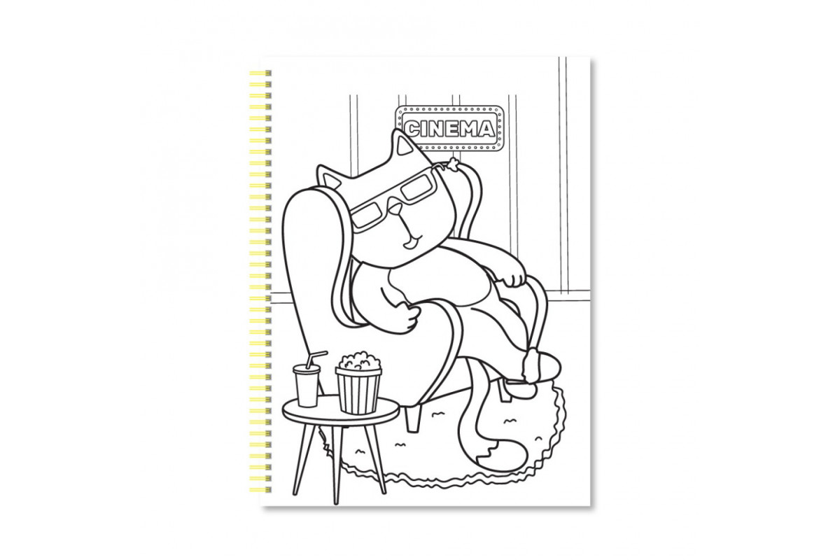 Дитяча розмальовка з олівцями "Coloring fun" НТ-39-03, 24 аркуши