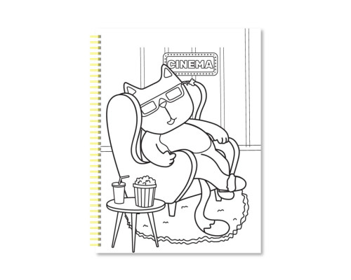 Дитяча розмальовка з олівцями "Coloring fun" НТ-39-03, 24 аркуши