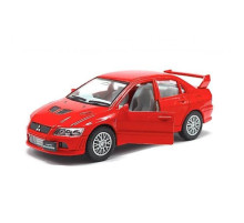 Коллекционная машинка "Mitsubishi Evolution VII" KT5052W(Red) масштаб 1:42