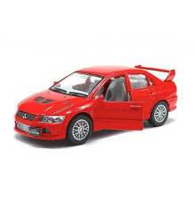 Колекційна машинка "Mitsubishi Evolution VII" KT5052W(Red) масштаб 1:42
