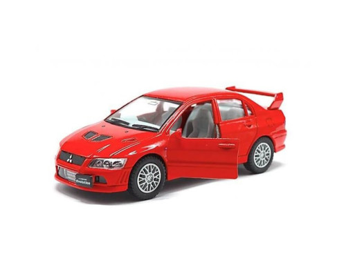 Колекційна машинка "Mitsubishi Evolution VII" KT5052W(Red) масштаб 1:42