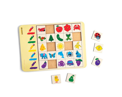 Деревянный сортер "Ассоциации-цвета" PSD056