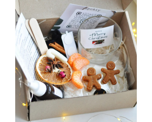 Набір для створення свічки "Merry Christmas" М SP2406 зі скляною ємністю