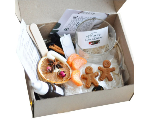 Набір для створення свічки "Merry Christmas" М SP2406 зі скляною ємністю