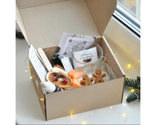 Набір для створення свічки "Merry Christmas" М SP2406 зі скляною ємністю