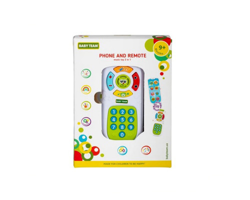 Дитяча музична іграшка 2 в 1 "Телефон та пульт" 8652