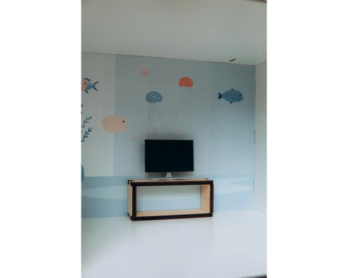 Детский деревянный домик для кукол Морская вилла TG300756080, 75х60х80 см