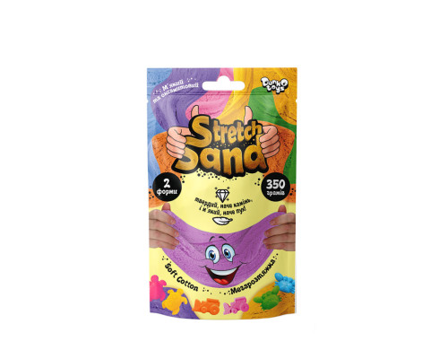 Набір креативної творчості "Stretch Sand" STS-04-02U пакет 350 гр Фіолетовий