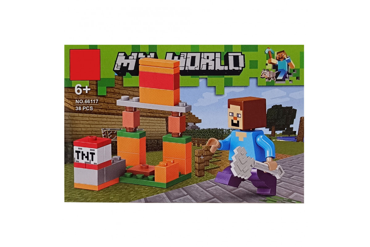 Конструктор дитячий "Minecraft" 66117-2, 39 деталей