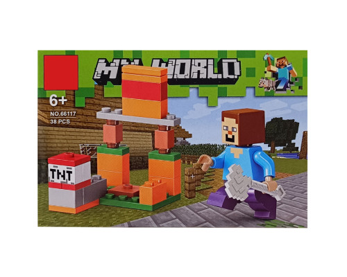 Конструктор дитячий "Minecraft" 66117-2, 39 деталей