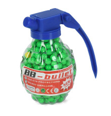 Кульки (пульки) для дитячої зброї "Граната" BB-5(Green) 500 шт