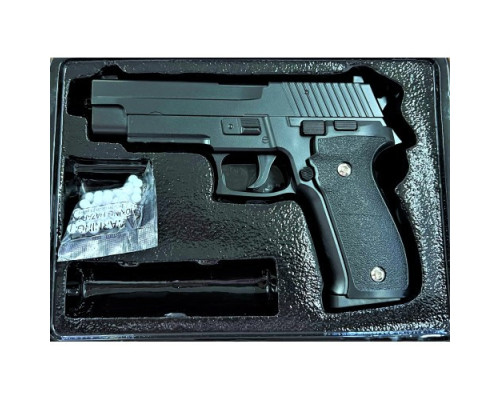 Игрушечный пистолет на пульках "Sig Sauer 226" Galaxy G26 Металл, черный