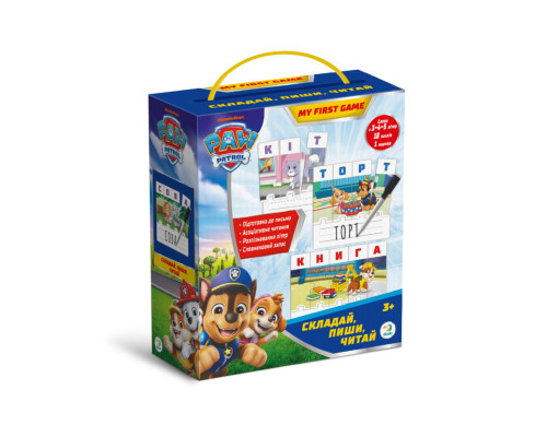 Навчальна гра Paw Patrol "Складай, пиши, читай" 200622 з маркером