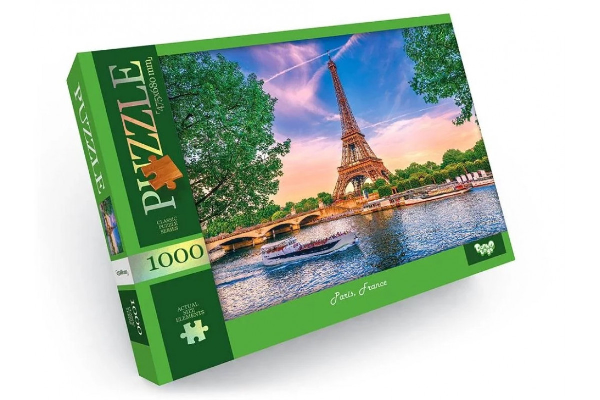 Пазл "Paris, France" Danko Toys C1000-12-04, 1000 ел.