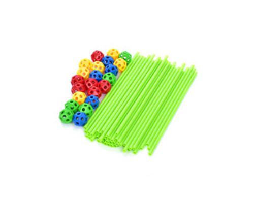 Детский конструктор-палатка 3D Tent Series 137-2(Green) 68 деталей, каркасный