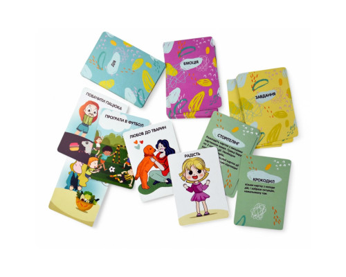 Настольная игра "Эмоции" 2262-UM 37 карточек, 7 вариантов игры