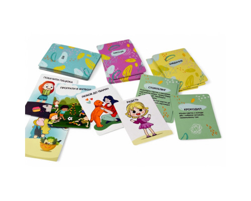 Настольная игра "Эмоции" 2262-UM 37 карточек, 7 вариантов игры