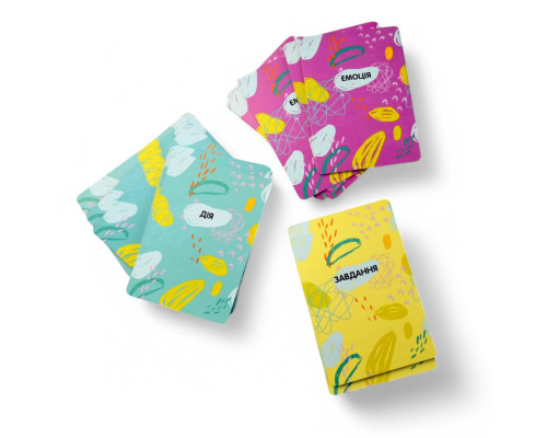 Настольная игра "Эмоции" 2262-UM 37 карточек, 7 вариантов игры