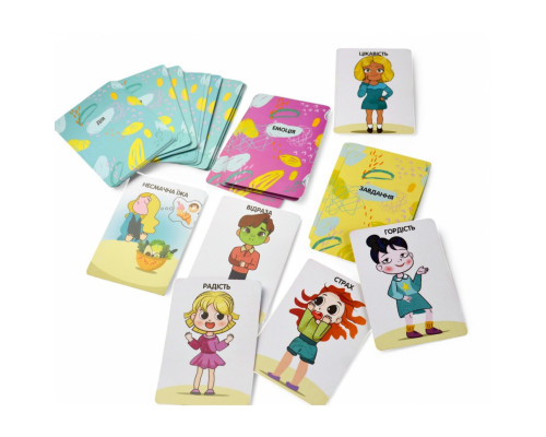 Настольная игра "Эмоции" 2262-UM 37 карточек, 7 вариантов игры
