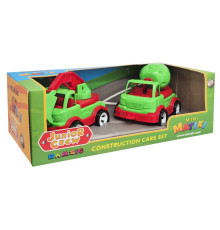 Игровой набор Бетономешалка и экскаватор "Mini Matiki" 002/14BMS(Green) подвижные элементы