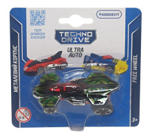Ігрова міні-машинка Ultra Auto TechnoDrive 250321W-12 металевий корпус