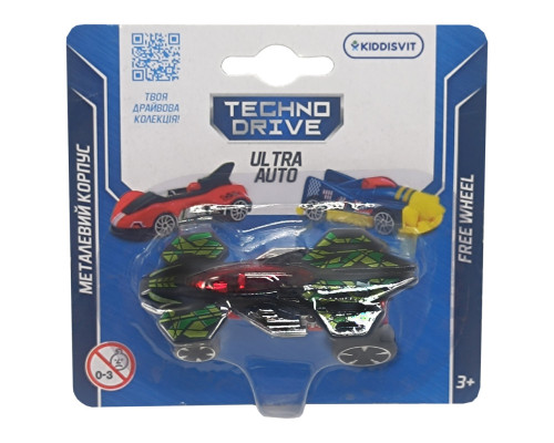 Ігрова міні-машинка Ultra Auto TechnoDrive 250321W-12 металевий корпус