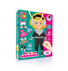 Настольная игра Магнитная одевашка "Trendy girl" Vladi Toys VT3702-23 укр