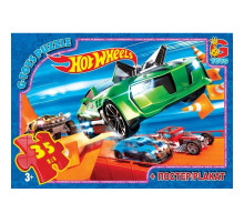Пазлы детские "Hot Wheels" FW700, 35 элементов