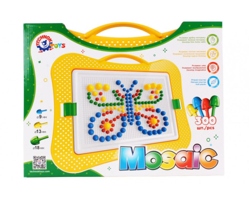 Детская развивающая мозаика №7 2100TXK, 300 фишек